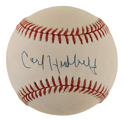 Carl Hubbell Single-Signed Baseball PSA/DNA NM-MT+ 8.5