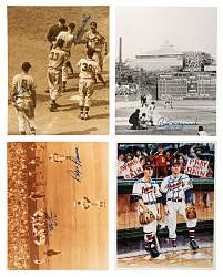 Hall of Fame and Superstar Dual-Signed 11 x 14 Photograph Collection (15)