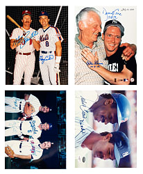 Hall of Fame and Superstar Dual-Signed 8 x 10 Photograph Collection (29)