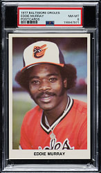 1977 Baltimore Orioles Team Issue Eddie Murray PSA NM-MT 8