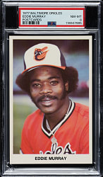 1977 Baltimore Orioles Team Issue Eddie Murray PSA NM-MT 8