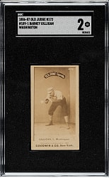 1887 N172 Old Judge Barney Gilligan SGC GOOD 2