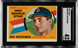 1960 Topps #148 Carl Yastrzemski Rookie SGC VG/EX 4