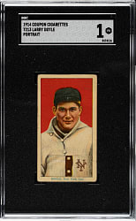 1914 T213 Coupon Cigarettes (Type 2) Larry Doyle Portrait SGC POOR 1