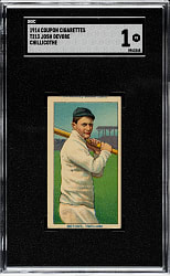 1914 T213 Coupon Cigarettes (Type 2) Josh Devore Chillicothe SGC POOR 1