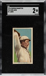 1914 T213 Coupon Cigarettes (Type 2) Red Ames St. Louis SGC GOOD 2