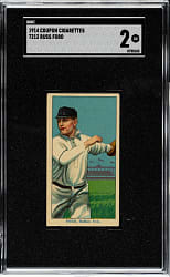1914 T213 Coupon Cigarettes (Type 2) Russ Ford SGC GOOD 2