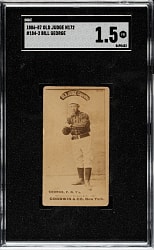 1887 N172 Old Judge Bill George SGC FAIR 1.5