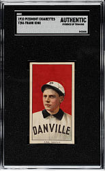 1909-1911 T206 White Border Frank King Southern Leaguer SGC Authentic