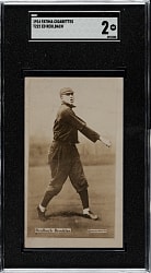 1914 T222 Fatima Cigarettes Ed Reulbach SGC GOOD 2