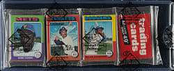 1975 Topps Unopened Rack Pack - BBCE