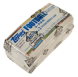 1981 Topps Football Unopened Grocery Rack Pack Collection (12) - BBCE