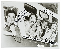 The Honeymooners Cast-Signed Photograph - JSA