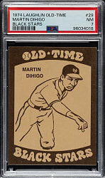 1974 Laughlin Old-Time Black Stars #29 Martin Dihigo PSA NM 7