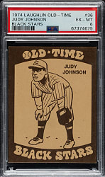 1974 Laughlin Old-Time Black Stars #36 Judy Johnson PSA EX-MT 6