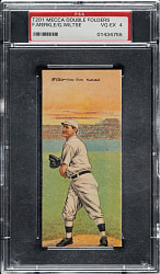 1911 T201 Mecca Double Folder Wiltse/Merkle PSA VG-EX 4