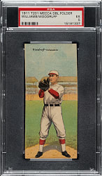 1911 T201 Mecca Double Folder Hal Woodruff/Williams PSA EX 5