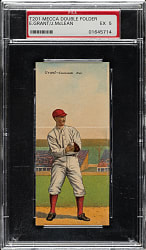 1911 T201 Mecca Double Folder Grant/McLean PSA EX 5