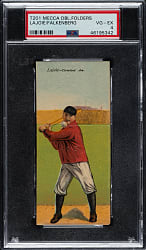 1911 T201 Mecca Double Folders Nap Lajoie/Falkenberg PSA VG-EX 4