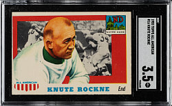 1955 Topps All-American Football #16 Knute Rockne SGC VG+ 3.5