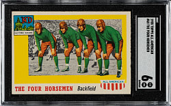 1955 Topps All-American Football #68 The Four Horsemen SGC EX/NM 6