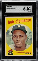 1959 Topps #478 Roberto Clemente SGC EX/NM+ 6.5