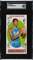 1969-1970 Topps Basketball #50 Oscar Robertson SGC EX/NM 6