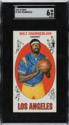1969-1970 Topps Basketball #1 Wilt Chamberlain SGC EX/NM 6