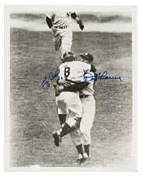Yogi Berra and Don Larsen Signed Photograph - JSA