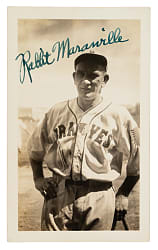 Rabbit Maranville Signed Photograph - JSA