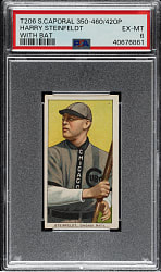 1909-1911 T206 White Border Harry Steinfeldt with Bat PSA EX-MT 6