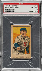 1920-1921 W514 #13 Dick Rudolph PSA EX-MT 6