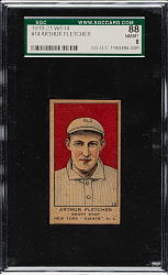 1920-1921 W514 #14 Art Fletcher SGC NM/MT 88