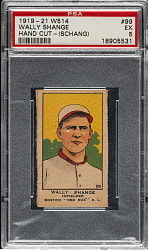 1920-1921 W514 #99 Wally Shange PSA EX 5