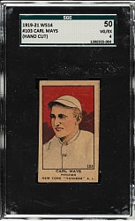 1920-1921 W514 #103 Carl Mays SGC VG/EX 50