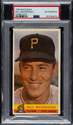 1959 Bazooka Bill Mazeroski PSA Authentic