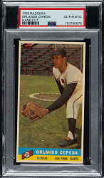 1959 Bazooka Orlando Cepeda PSA Authentic