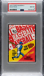 1970 Topps Unopened Wax Pack PSA NM-MT 8