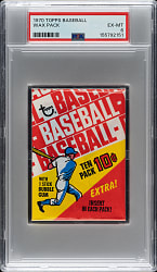 1970 Topps Unopened Wax Pack PSA EX-MT 6