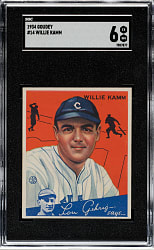 1934 R320 Goudey #14 Willie Kamm SGC EX/NM 6