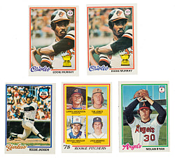 1978 Topps Partial Set (521/726)