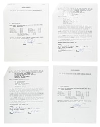 2012 Rawlings Signed Player Royalty Agreement Collection (4) Including Jose Reyes and Chase Utley