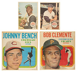 1967 and 1970 Topps Posters Complete Set Pair (2 Sets, 56 Posters) Plus Nine Duplicates