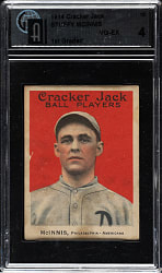1914 E145 Cracker Jack #10 Stuffy McInnis GAI VG-EX 4