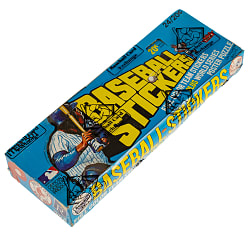 1979 Fleer Stickers Unopened Wax Box - BBCE