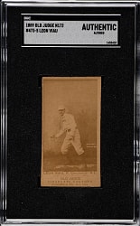 1889 N172 Old Judge Leon Viau SGC Authentic