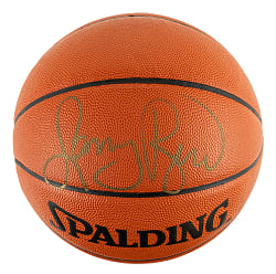 Larry Bird Signed Basketball - Upper Deck and JSA