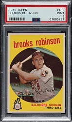 1959 Topps #439 Brooks Robinson PSA MINT 9 - Highest Graded!