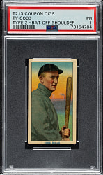 1914 T213 Coupon Cigarettes (Type 2) Ty Cobb Bat Off Shoulder PSA POOR 1