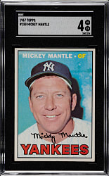 1967 Topps #150 Mickey Mantle SGC VG/EX 4
